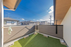 河内郡上三川町上三川、中古一戸建てのバルコニー画像です