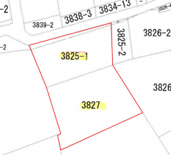 芳賀郡益子町大字益子、土地の間取り画像です