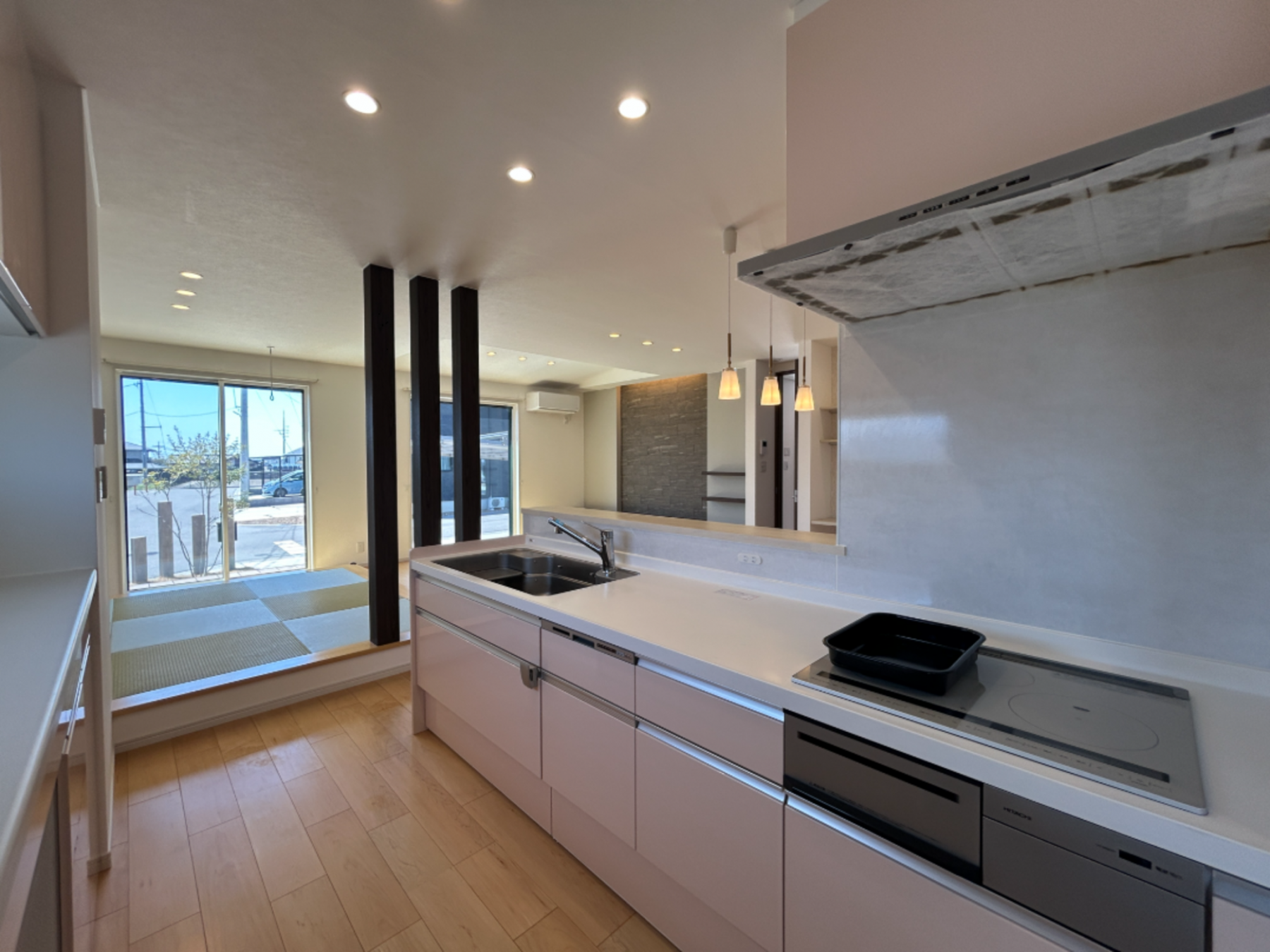 真岡市台町、中古一戸建てのキッチン画像です