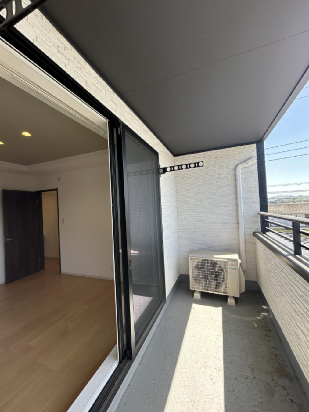 真岡市台町、中古一戸建てのバルコニー画像です