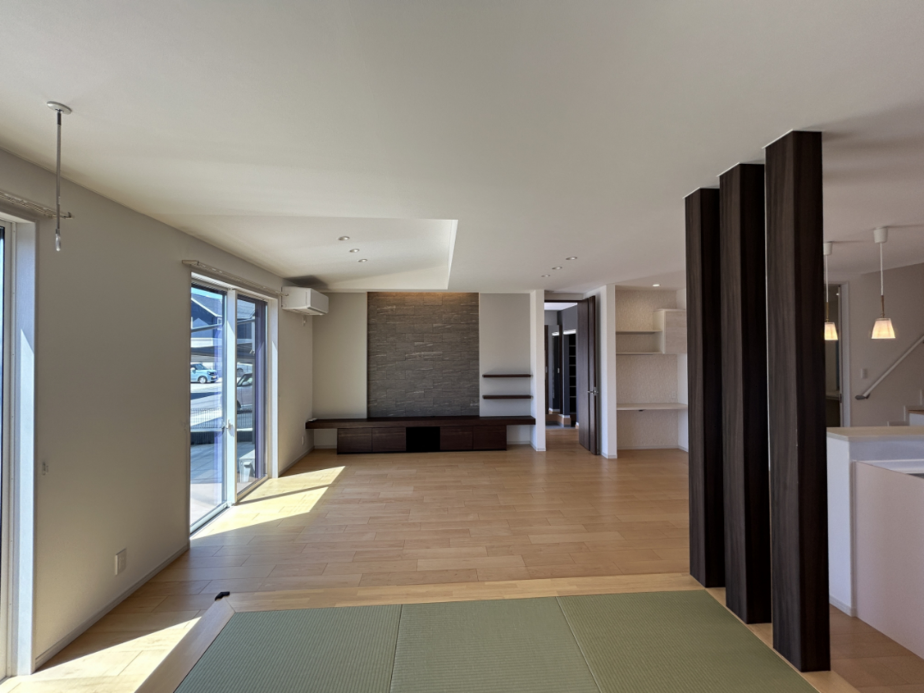 真岡市台町、中古一戸建ての居間画像です