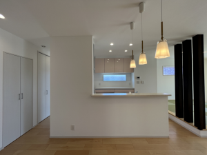 真岡市台町、中古一戸建てのキッチン画像です