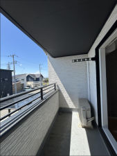 真岡市台町、中古一戸建てのバルコニー画像です