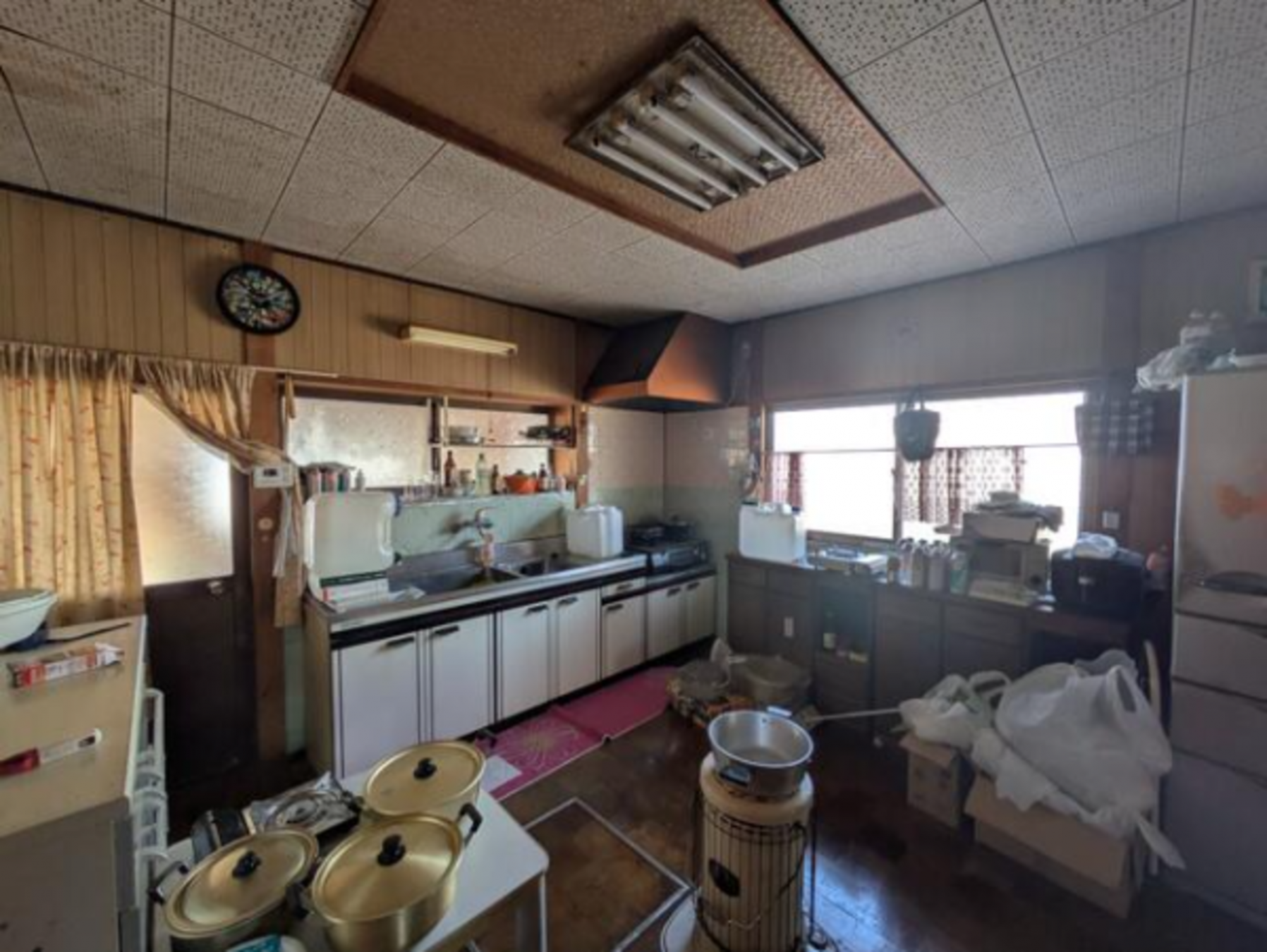 真岡市東沼、中古一戸建てのキッチン画像です