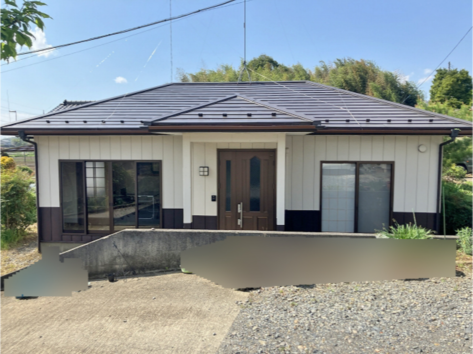 芳賀郡益子町大字前沢、中古一戸建ての外観画像です