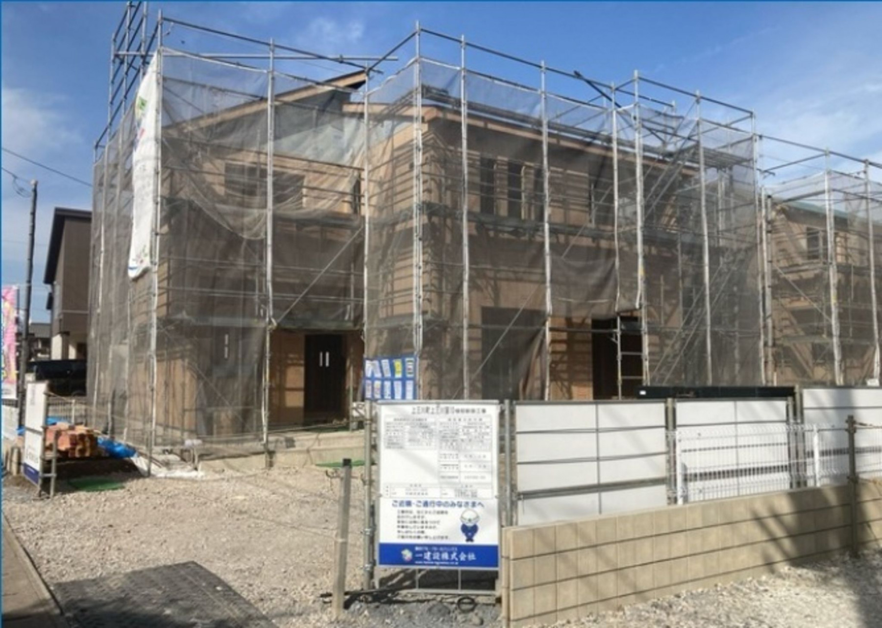 河内郡上三川町上三川、新築一戸建ての外観画像です