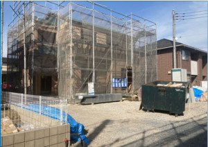 河内郡上三川町上三川、新築一戸建ての外観画像です