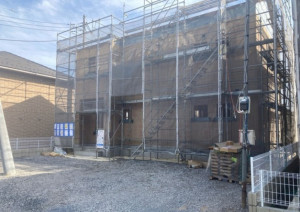 河内郡上三川町上三川、新築一戸建ての外観画像です
