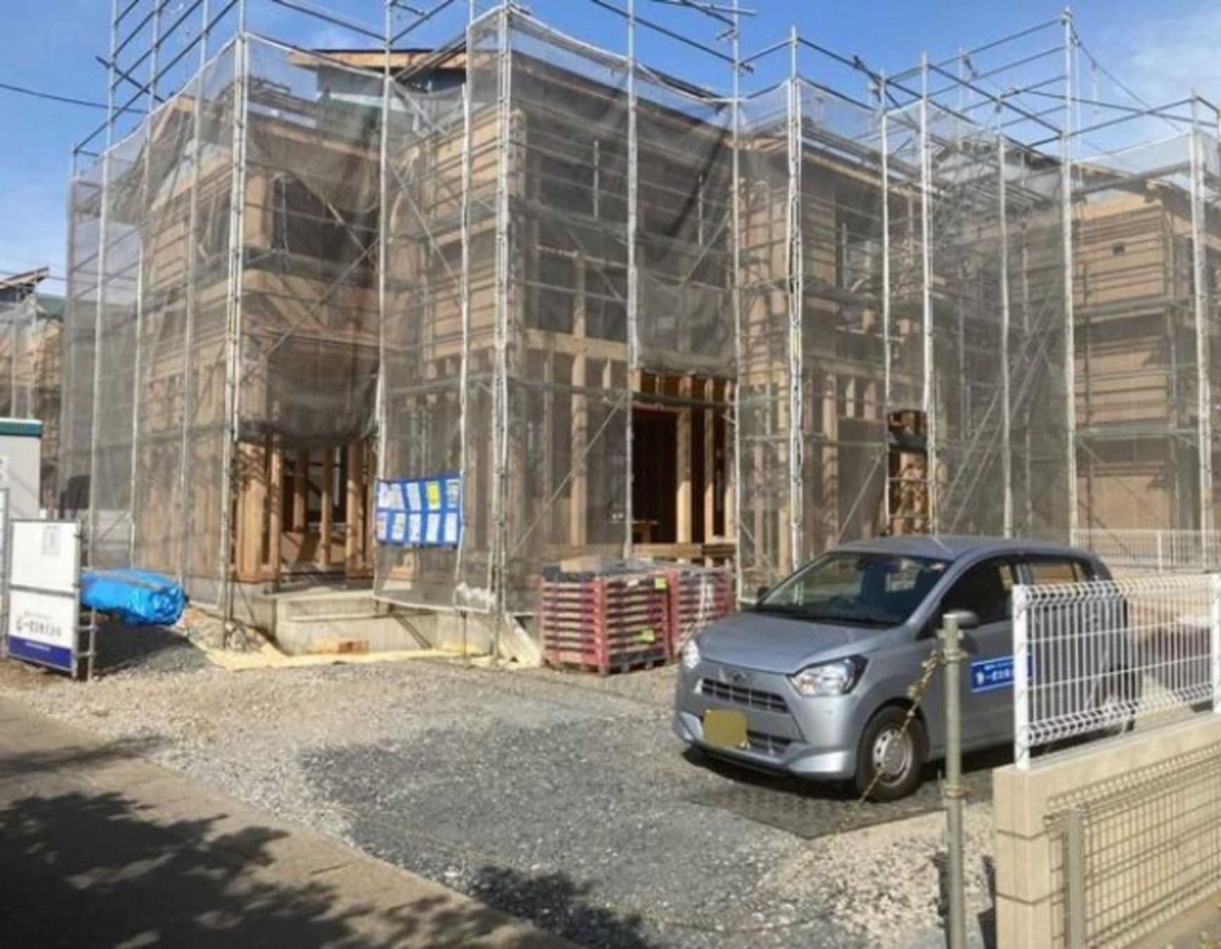 河内郡上三川町上三川、新築一戸建ての外観画像です