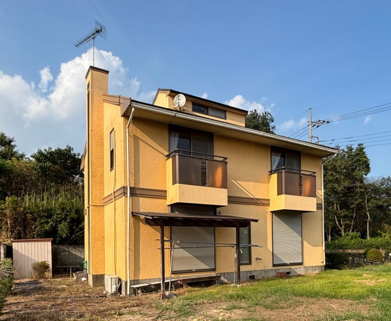 真岡市中、中古一戸建ての外観画像です