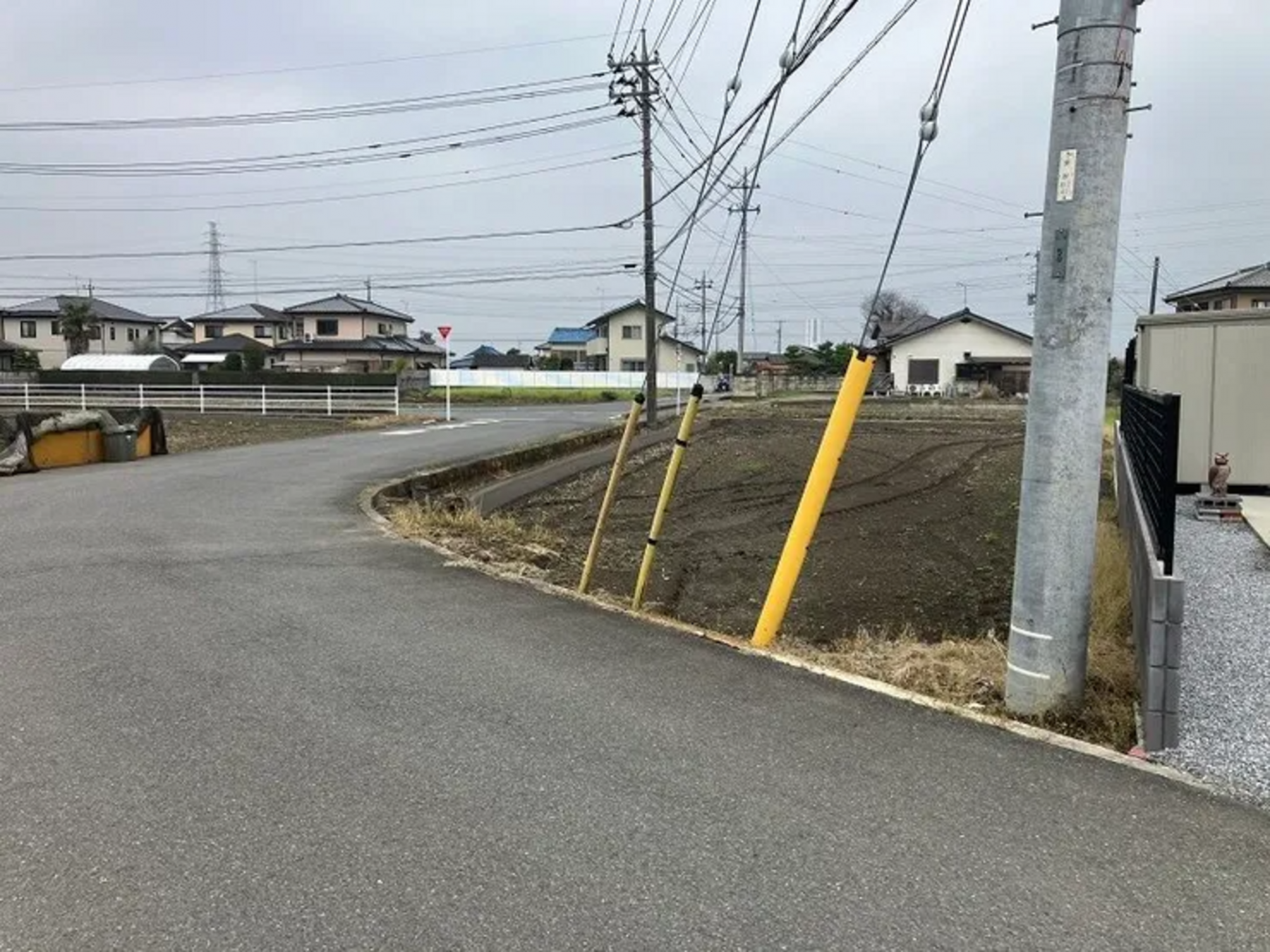 河内郡上三川町上郷、土地の画像です