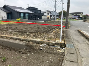 河内郡上三川町上郷、土地の画像です