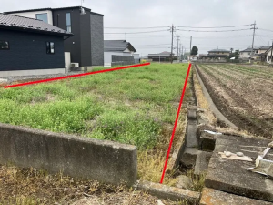 河内郡上三川町上郷、土地の画像です