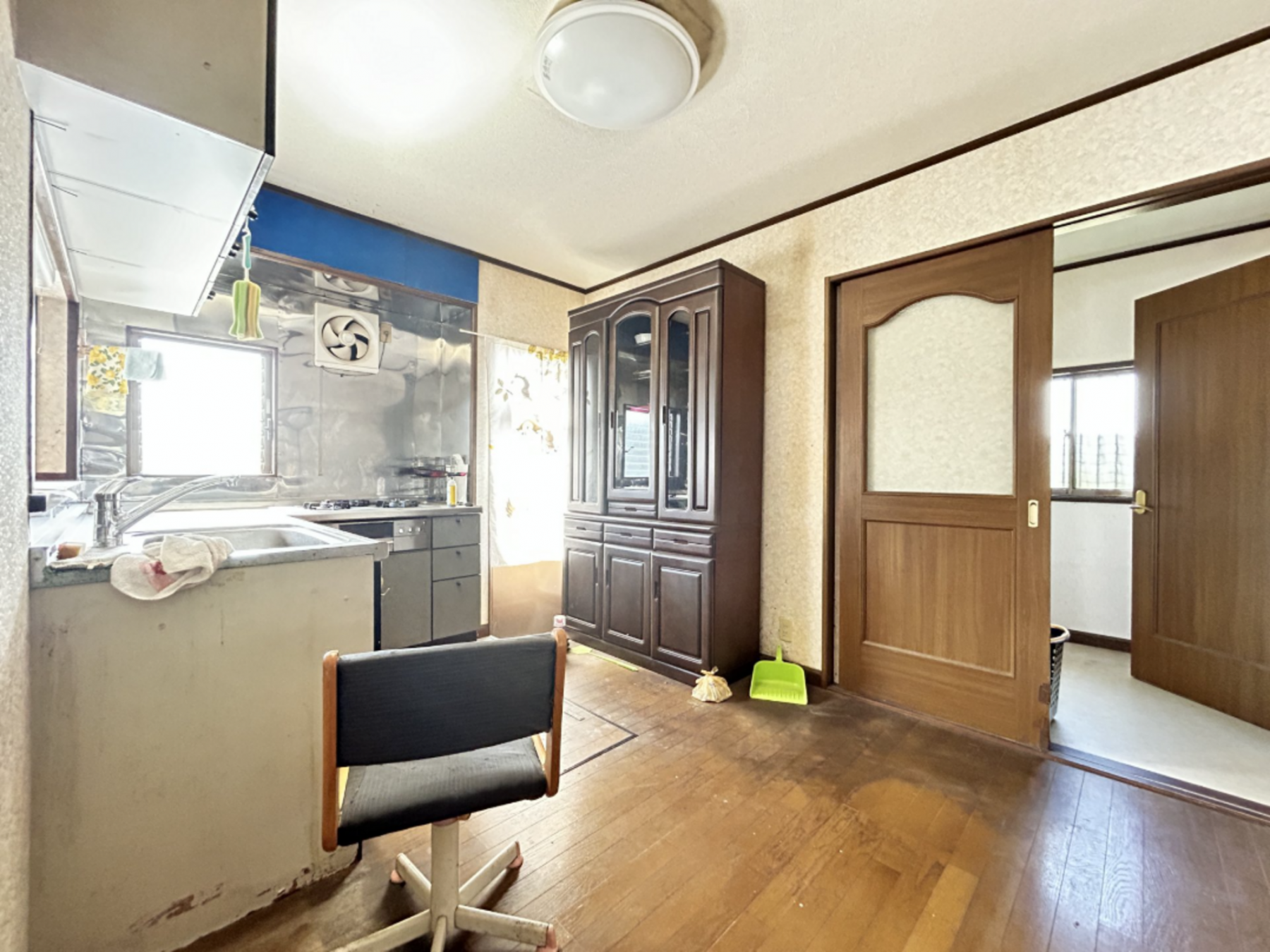 真岡市西田井、中古一戸建てのキッチン画像です
