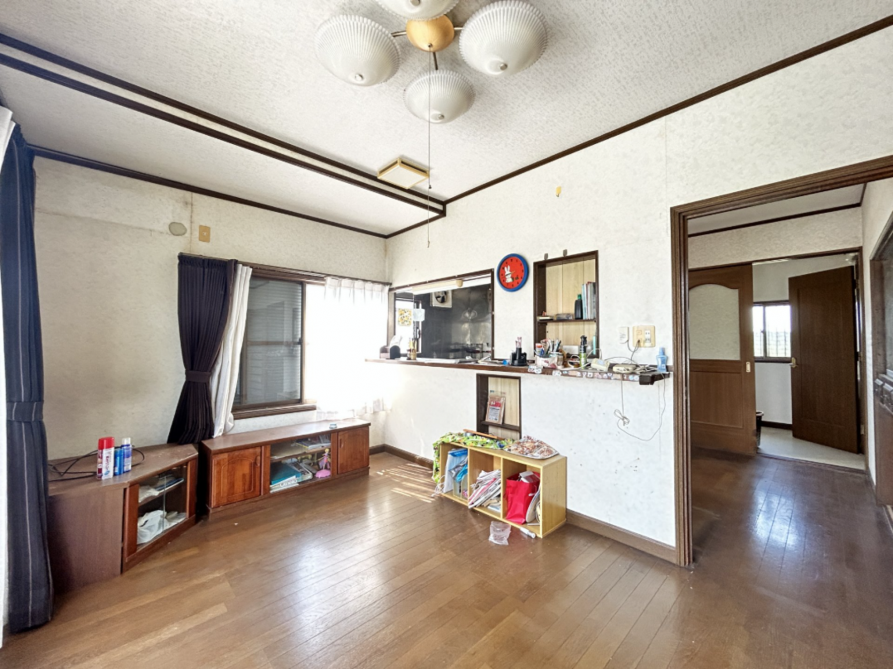 真岡市西田井、中古一戸建ての居間画像です
