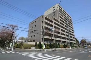 真岡市大谷台町、マンションの外観画像です