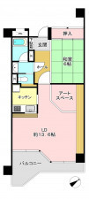 芳賀郡益子町大字益子、マンションの間取り画像です