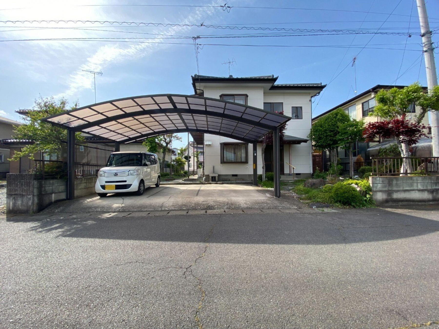 真岡市熊倉、中古一戸建ての外観画像です