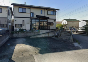 河内郡上三川町しらさぎ、中古一戸建ての駐車場画像です
