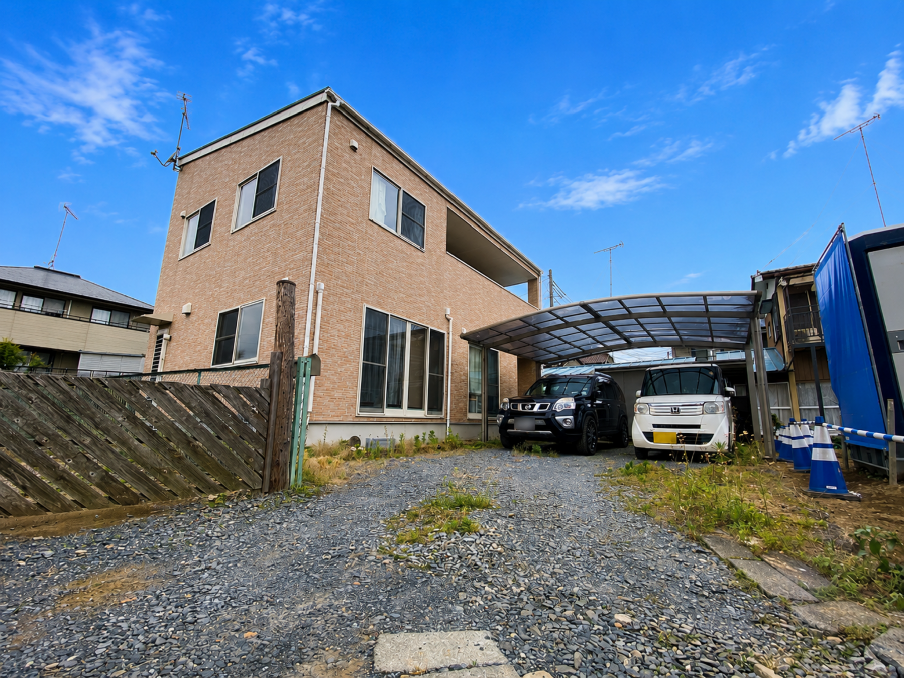 真岡市台町、中古一戸建ての外観画像です