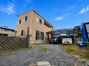 真岡市台町、中古一戸建ての外観画像です