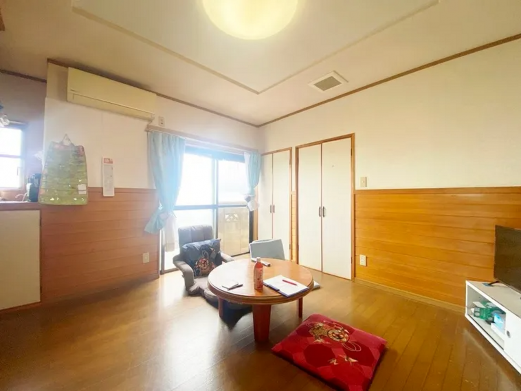 真岡市上谷貝、中古一戸建ての居間画像です