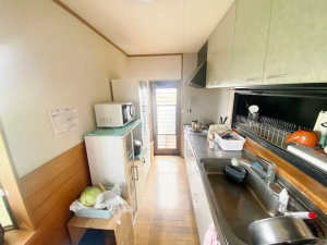 真岡市上谷貝、中古一戸建てのキッチン画像です