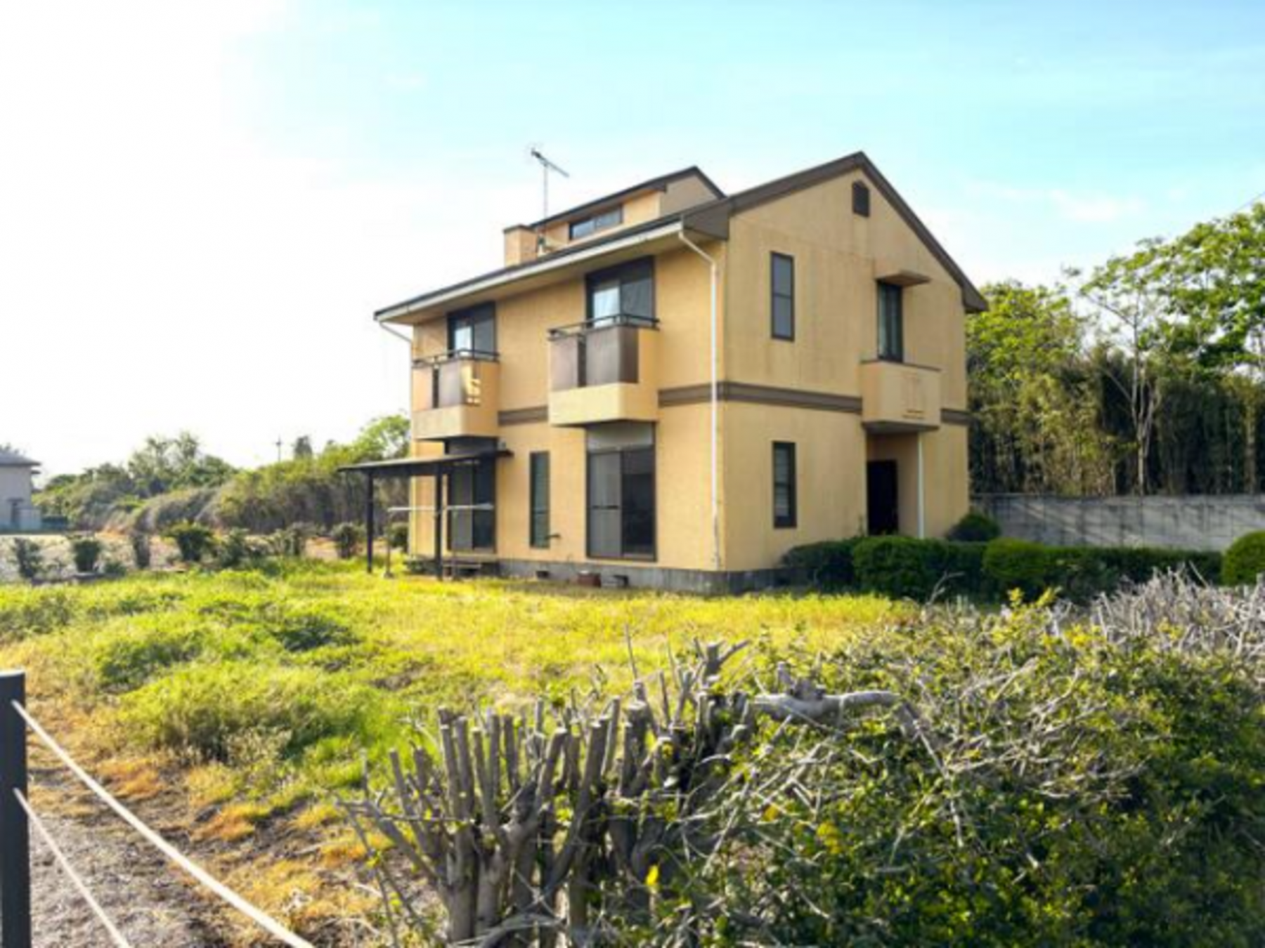 真岡市中、中古一戸建ての外観画像です