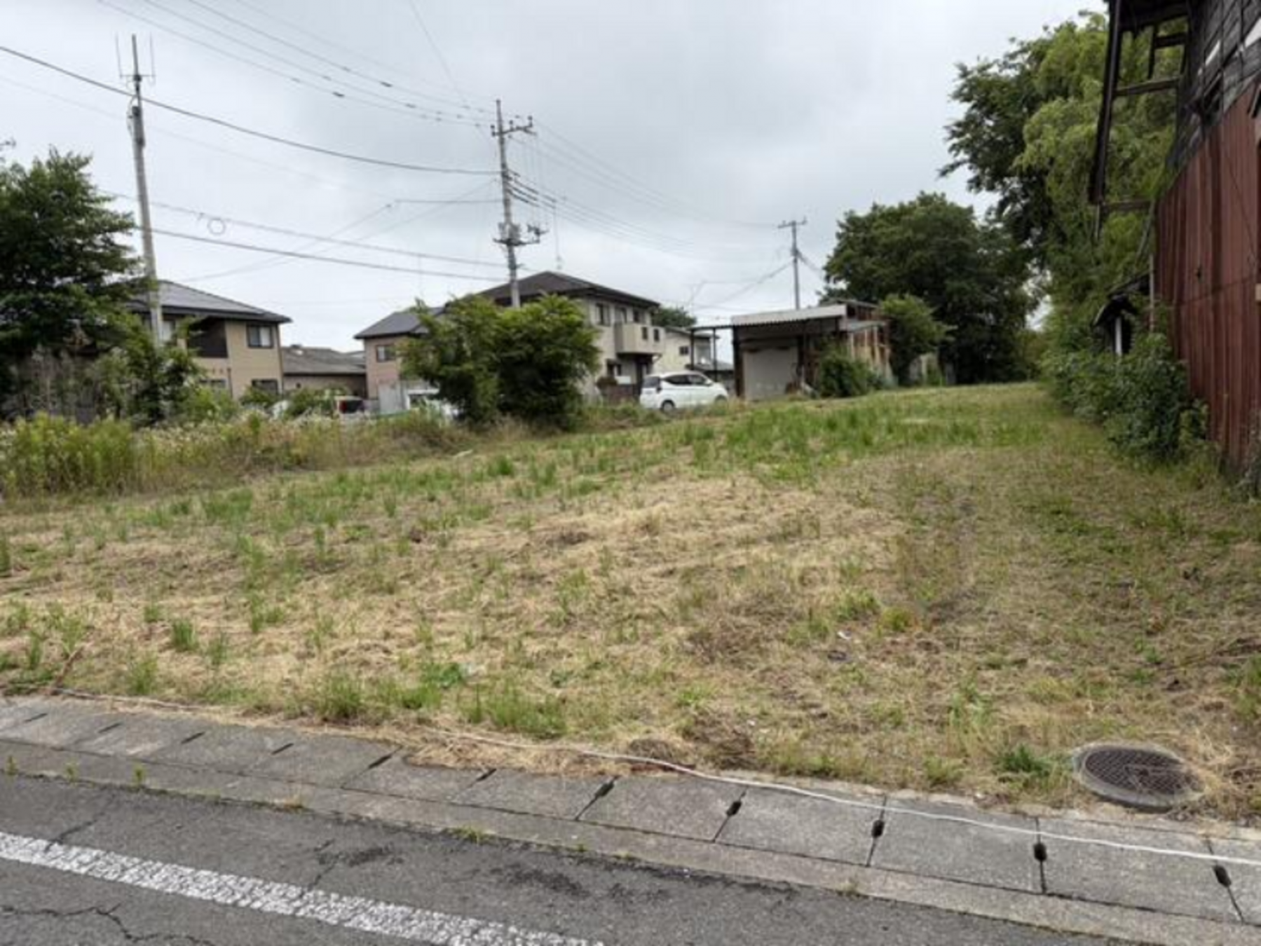 真岡市久下田、土地の画像です