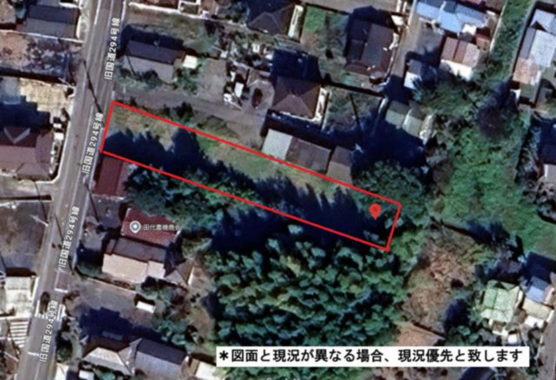 真岡市久下田、土地の間取り画像です