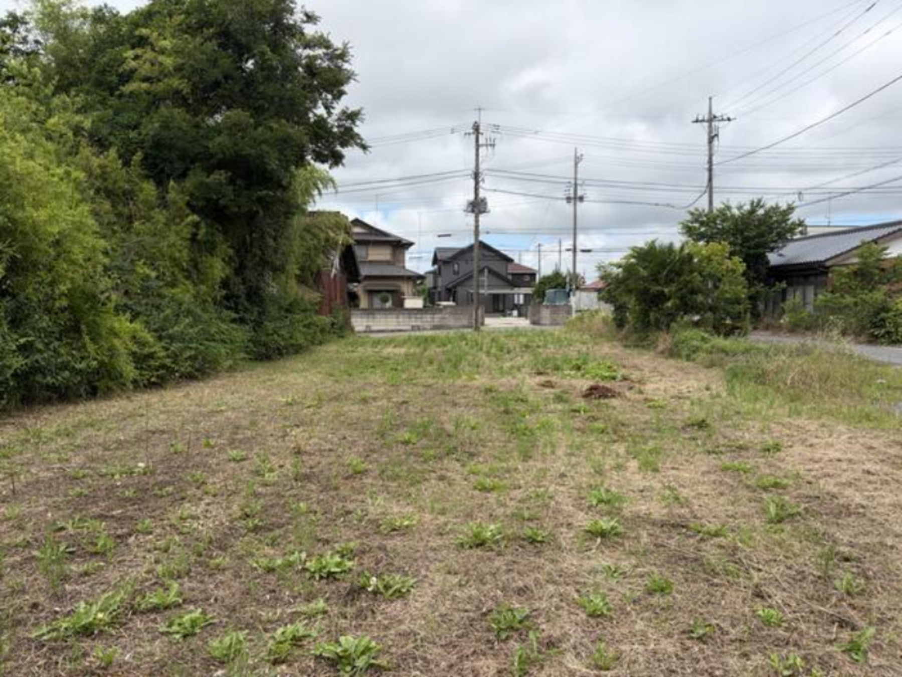 真岡市久下田、土地の画像です