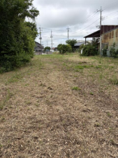 真岡市久下田、土地の画像です