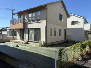 真岡市台町、中古一戸建ての外観画像です