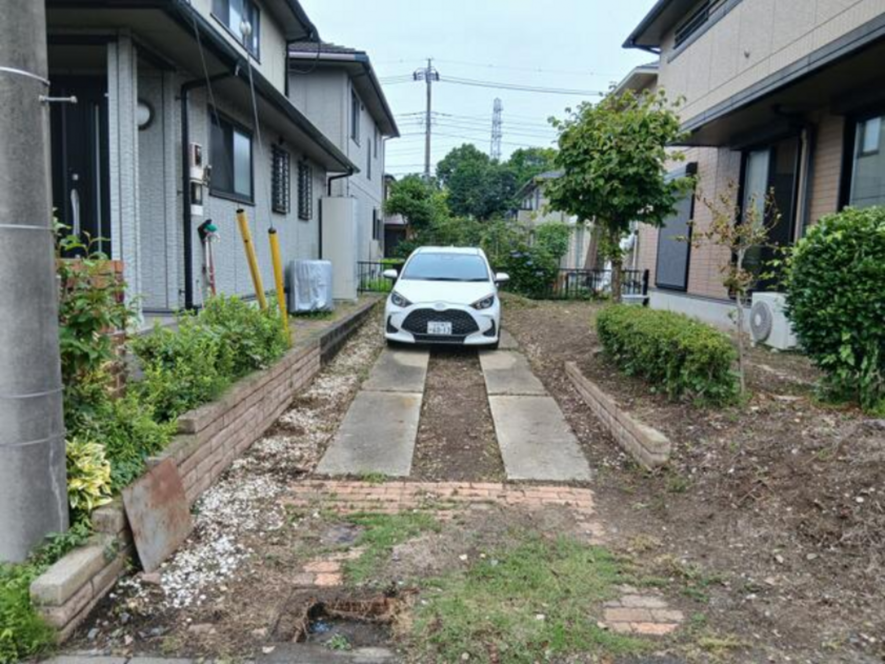 河内郡上三川町ゆうきが丘、中古一戸建ての駐車場画像です