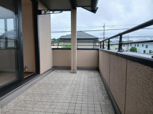 河内郡上三川町ゆうきが丘、中古一戸建てのバルコニー画像です