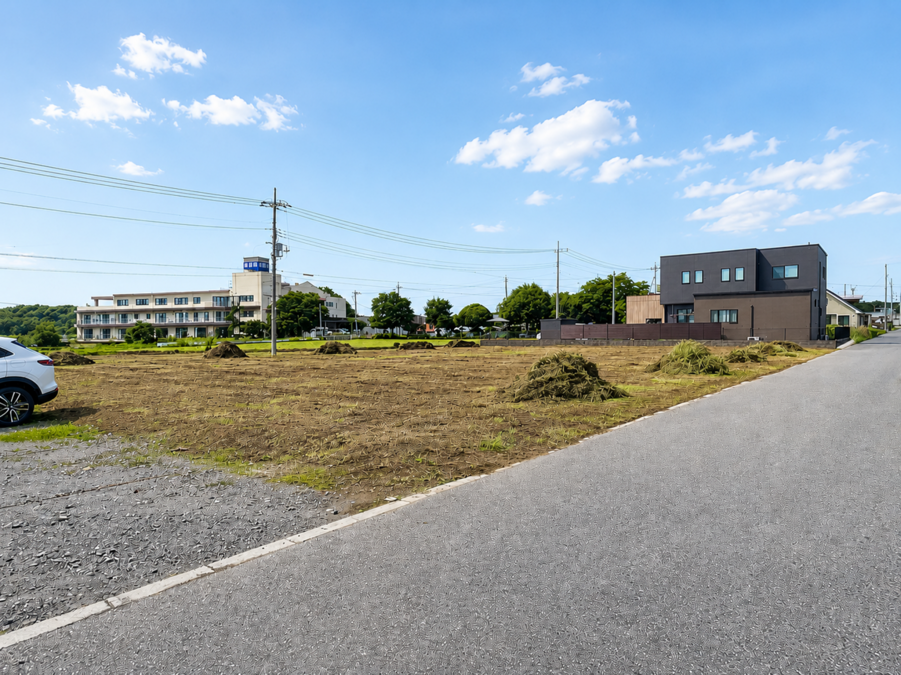 真岡市亀山、土地の画像です