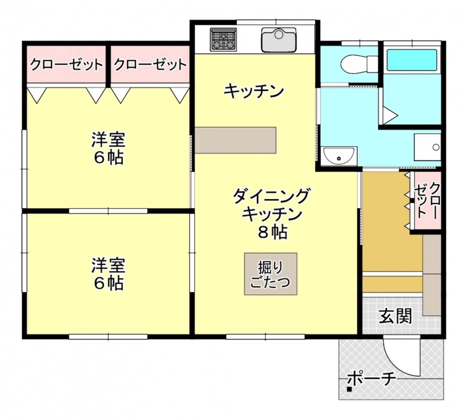 芳賀郡芳賀町大字祖母井、中古一戸建ての間取り画像です