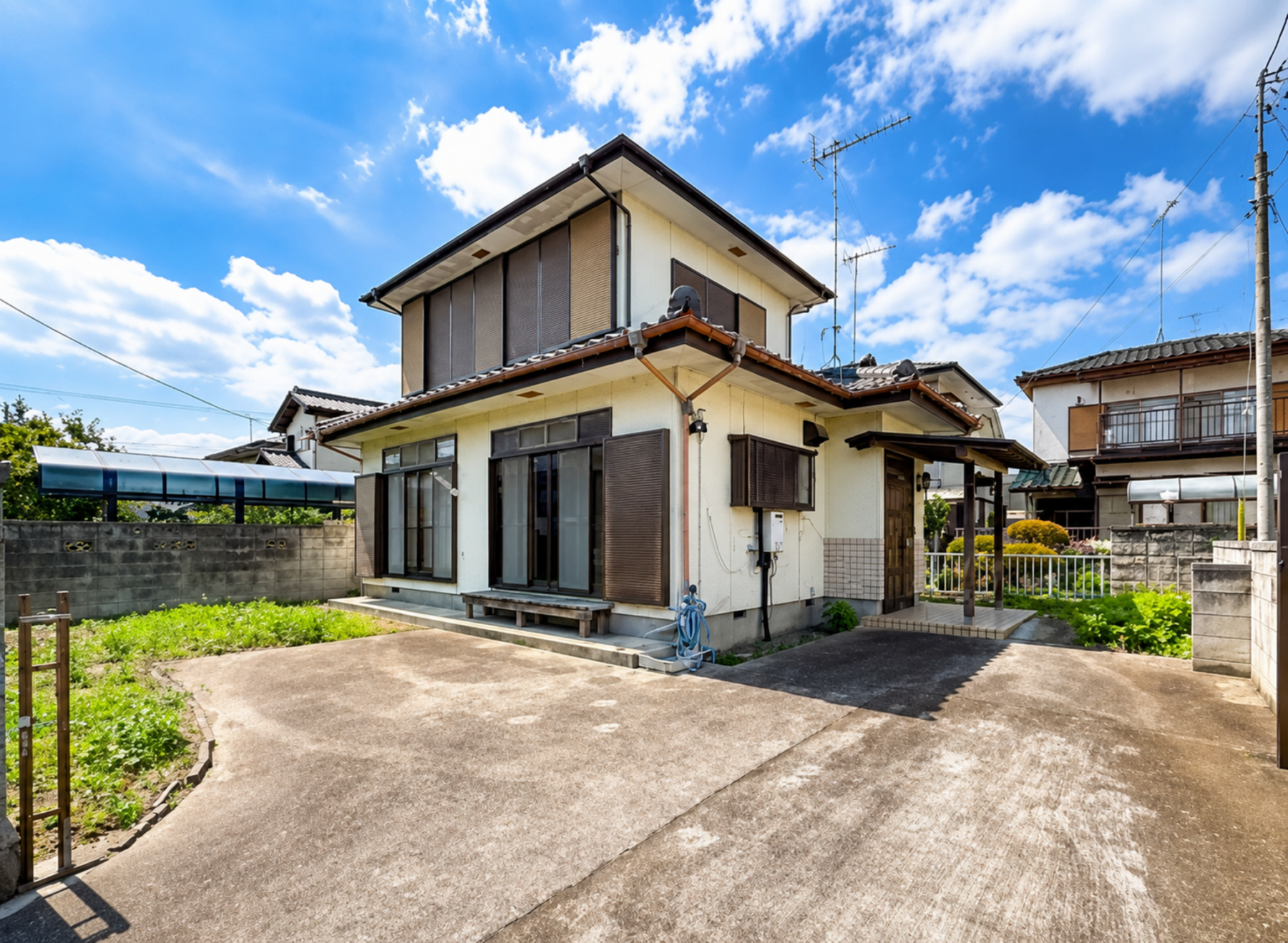 真岡市荒町、中古一戸建ての外観画像です
