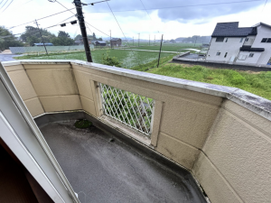真岡市堀内、中古一戸建てのバルコニー画像です