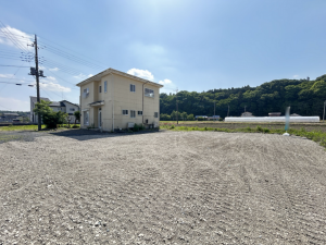 真岡市堀内、中古一戸建ての駐車場画像です