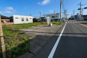 真岡市久下田、土地の画像です