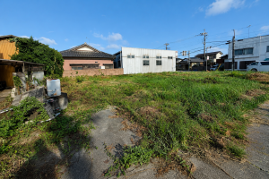 真岡市久下田、土地の画像です