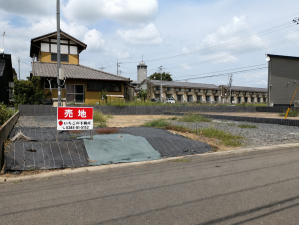 真岡市久下田、土地の画像です