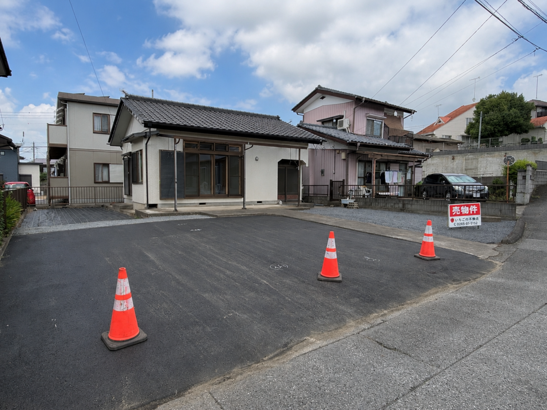 真岡市熊倉町、中古一戸建ての外観画像です