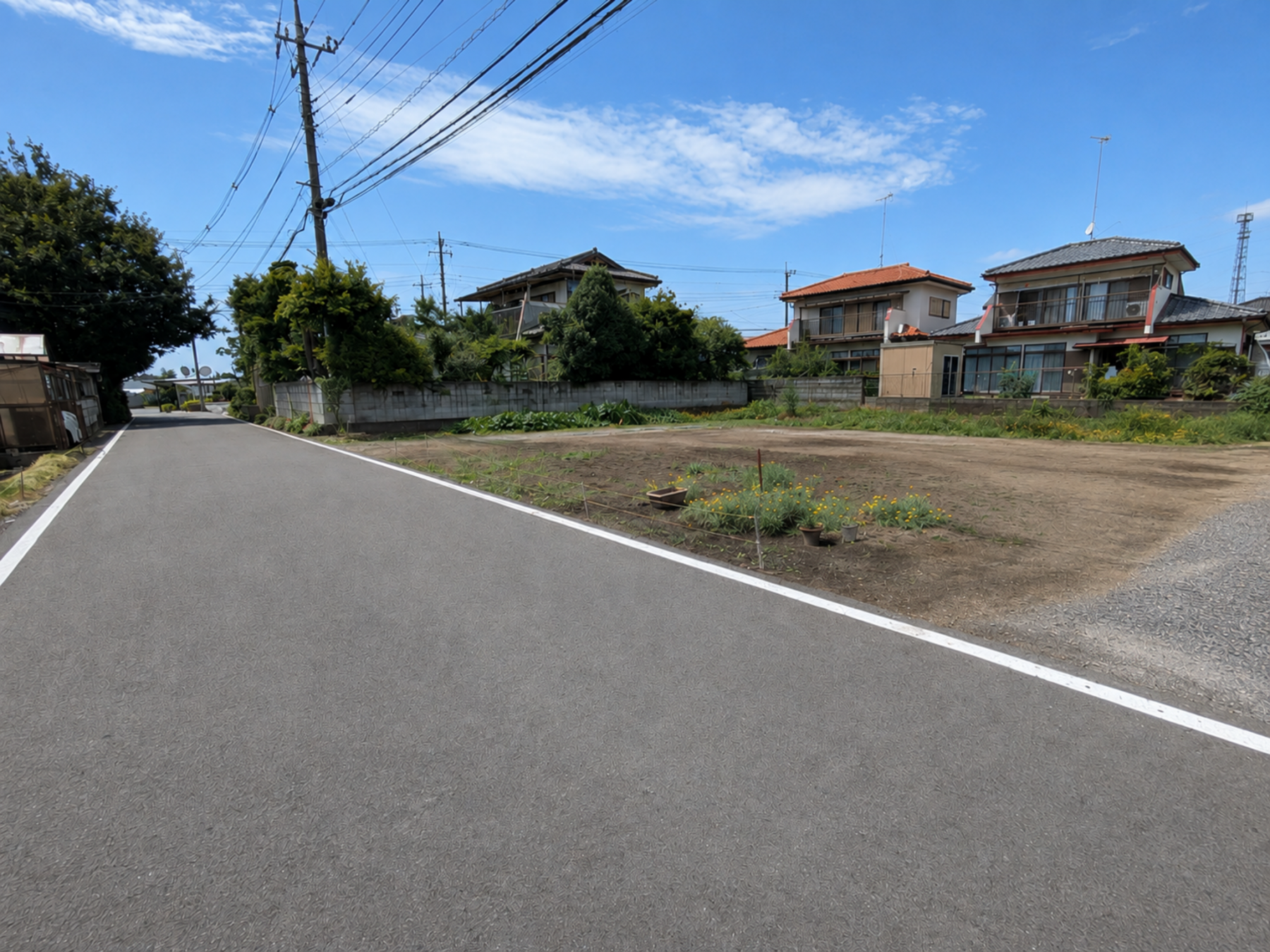 芳賀郡益子町大字塙、土地の画像です
