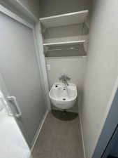 真岡市並木町、中古一戸建ての洗面画像です