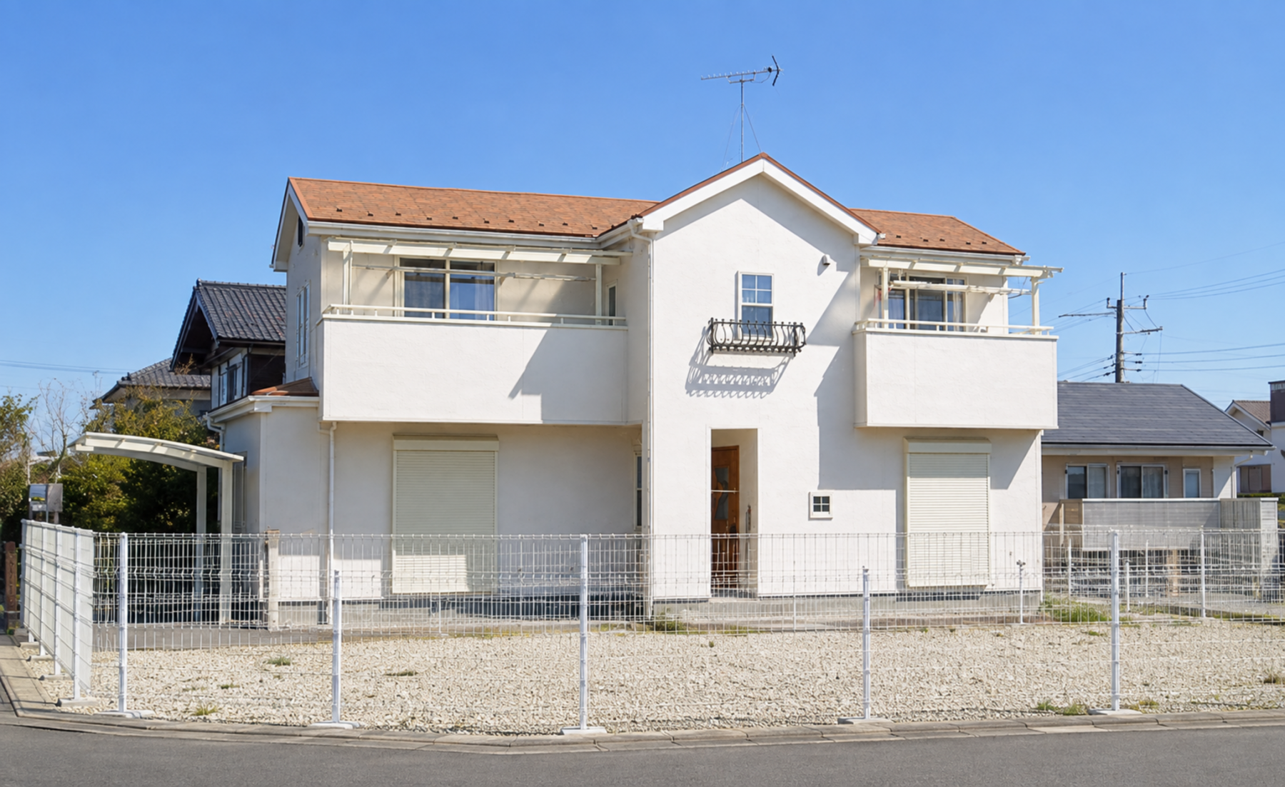 真岡市上高間木、中古一戸建ての外観画像です