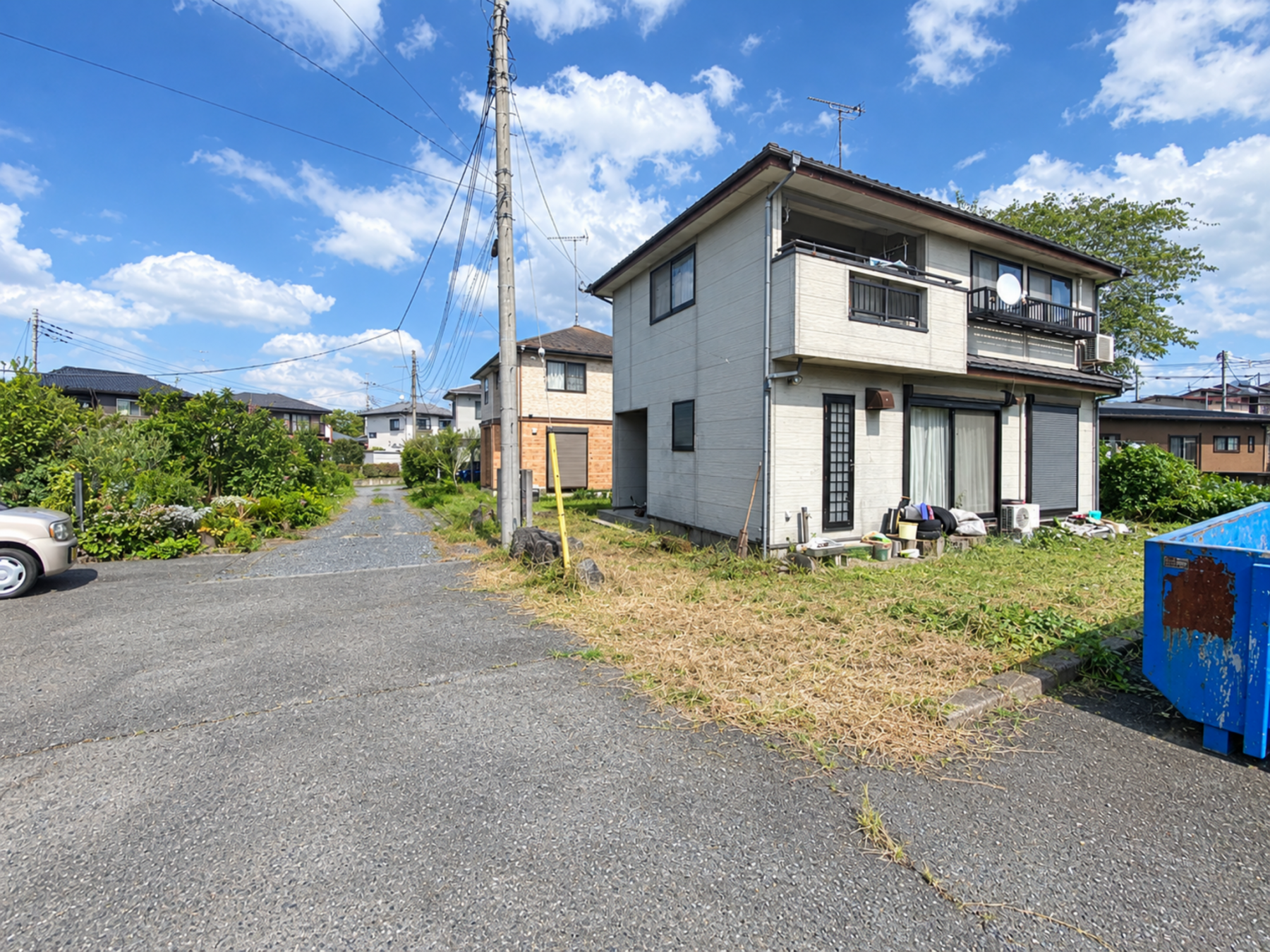 真岡市台町、土地の画像です