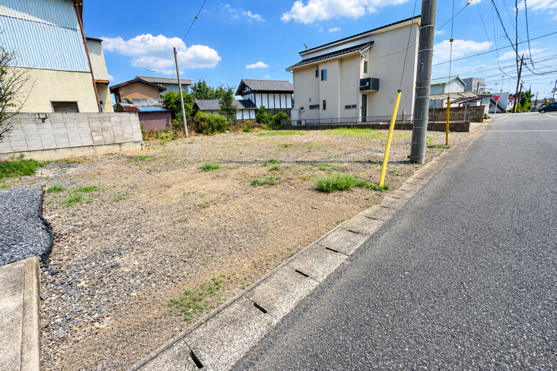 真岡市さくら、土地の画像です