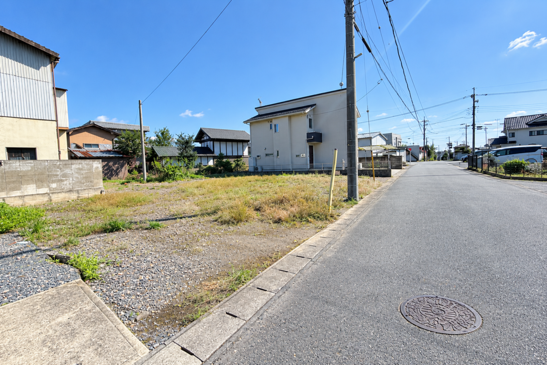 真岡市さくら、土地の画像です